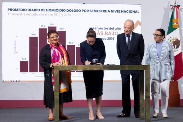 La presidenta de México, Claudia Sheinbaum Pardo anunció una nueva estrategia nacional contra la extorsión que incluye el número único 089 para denuncias y una reforma constitucional que permitirá perseguir este delito de oficio, sin que las víctimas tengan que presentar denuncia formal.