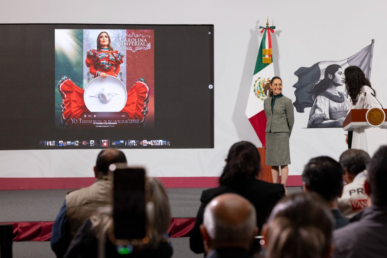 Claudia Sheinbaum presenta seleccionados de México Canta