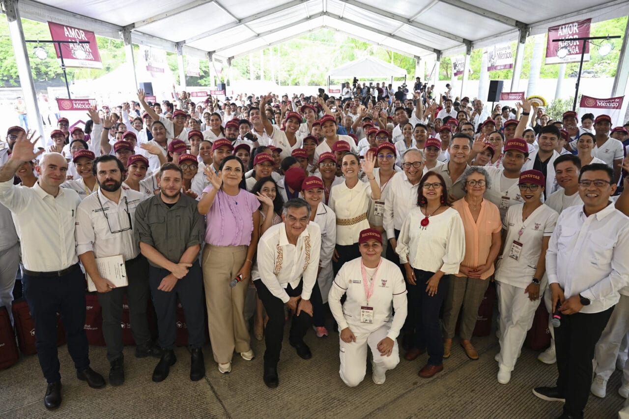 Presidenta Claudia Sheinbaum lanza programa "Salud Casa por Casa" para atender a adultos mayores en Tamaulipas