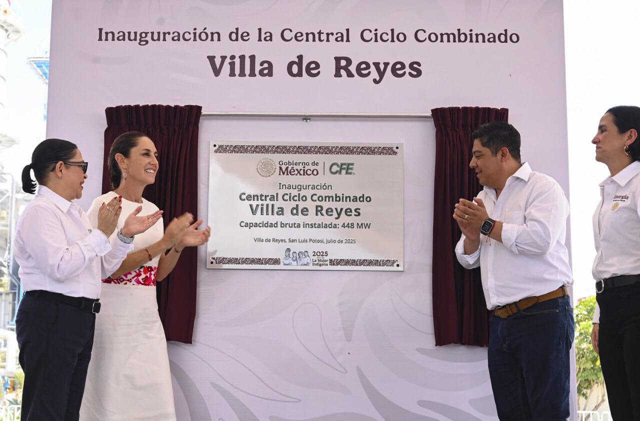 Presidenta Claudia Sheinbaum inaugura nueva planta eléctrica en San Luis Potosí