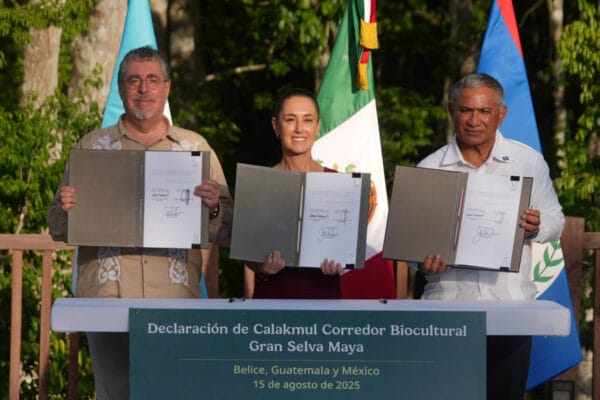 CORREDOR BICULTURAL DE LA SELVA MAYA,declaración de Kalakmul,TREN MAYA SERÁ TRANSFRONTERIZO