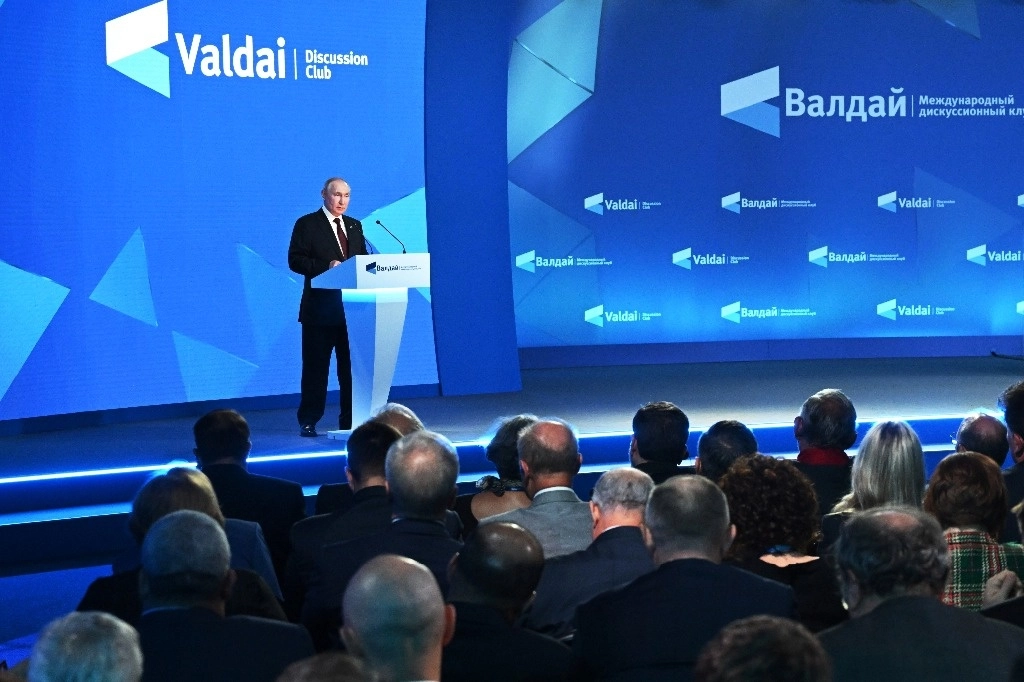 discurso del Presidente de Rusia,XXII edición del Foro Internacional de Discusiones Valdái,peligros de un mundo multipolar