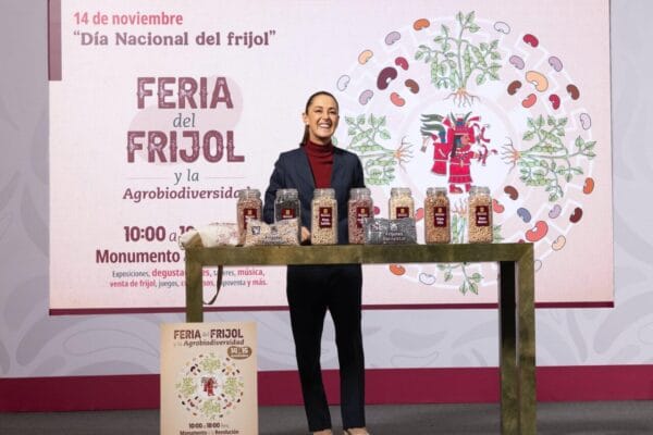 presenta Feria del Frijol con productores Zacatecas Durango Nayarit noviembre 2025 CDMX