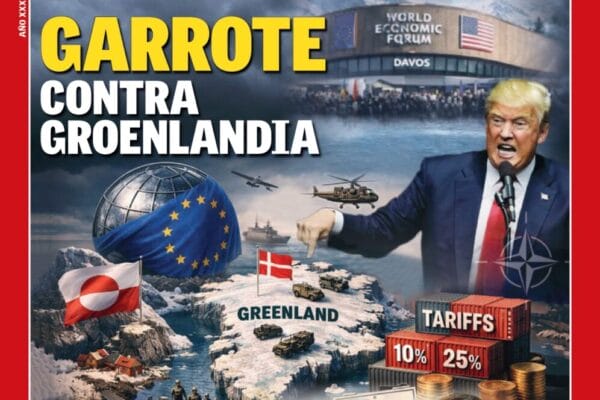 Donald Trump durante declaraciones sobre Groenlandia en contexto de tensión diplomática con Dinamarca por territorio ártico