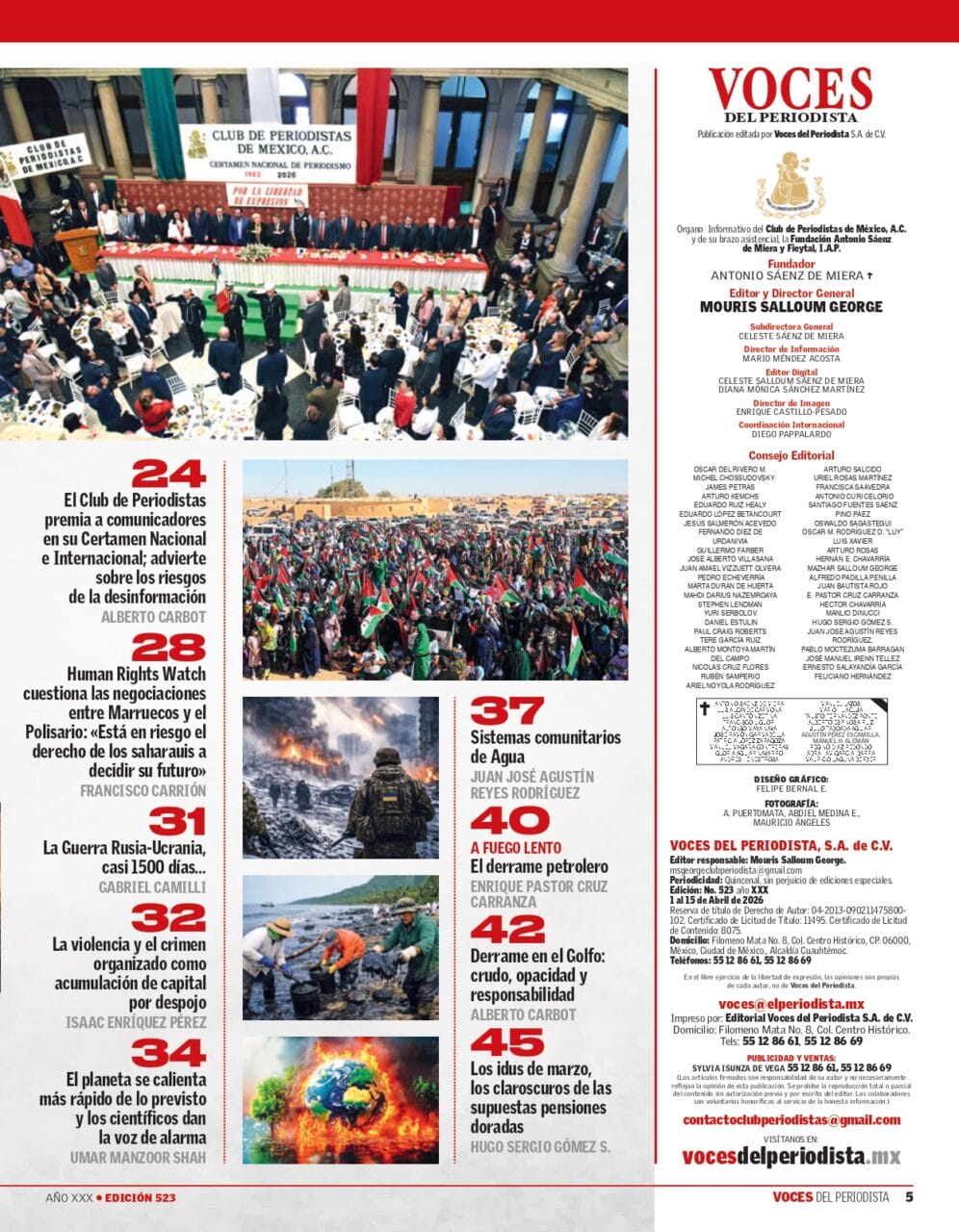voces del periodista edición 523 page 0005
