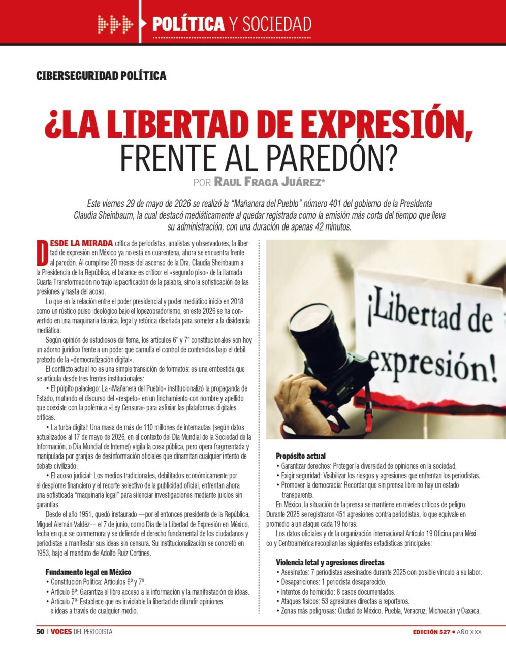 voces del periodista edición 527 page 0050