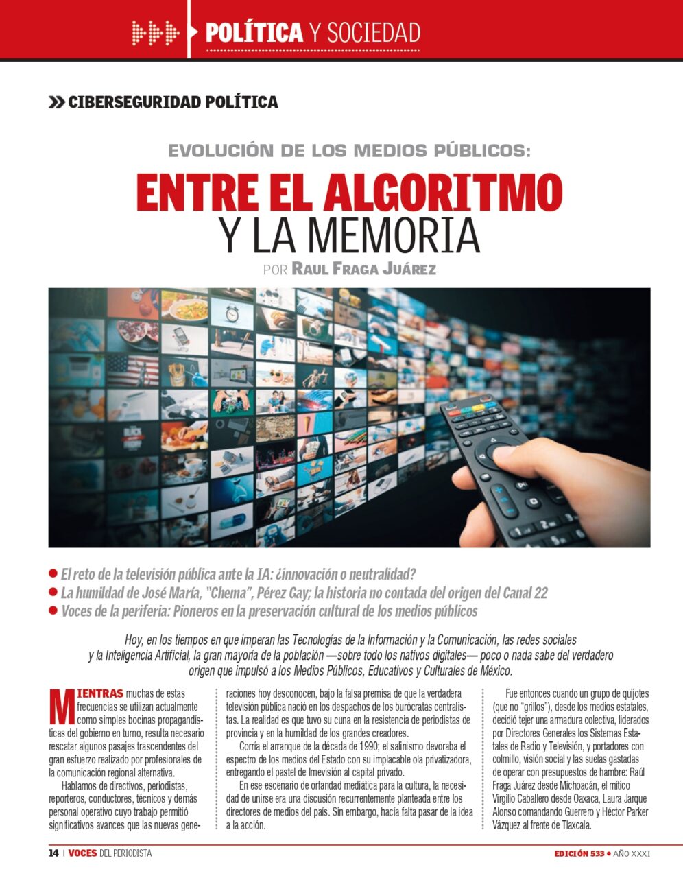 voces del periodista edición 533 page 0014