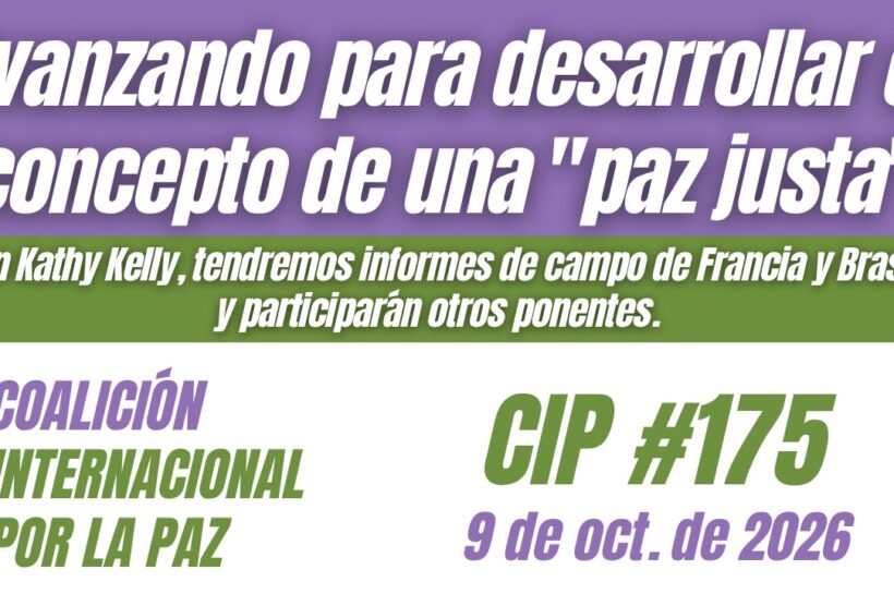 Reunión 175 de la Coalición Internacional por la Paz